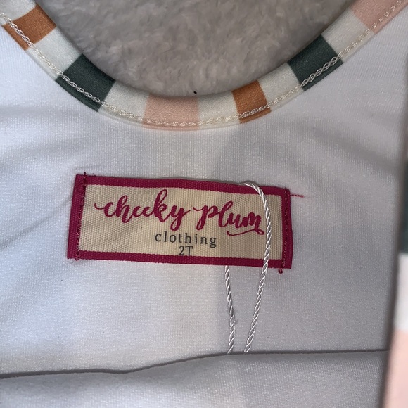 NWT Cheeky Plum Elara Knit Dress Pumpkin Patch 2T - Picture 8 of 10